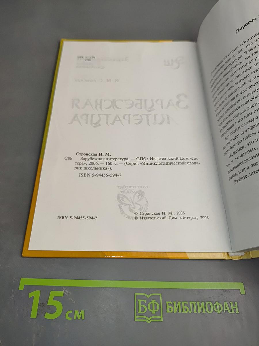 Зарубежная литература