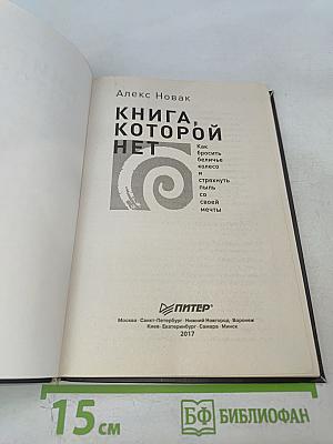 Книга, которой НЕТ Как бросить беличье колесо и стряхнуть пыль со своей мечты