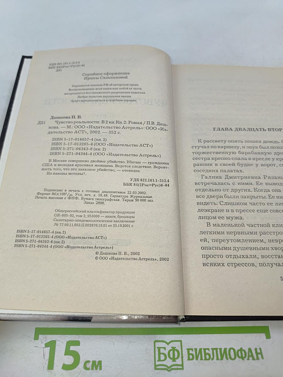 Чувство реальности. Книга 2