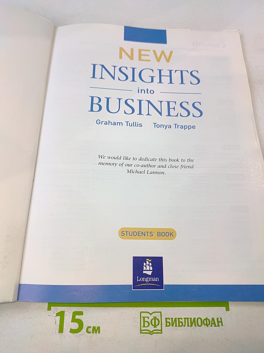 New Insights into Business Students' Book