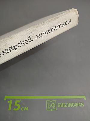История болгарской литературы