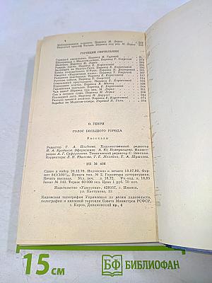 Голос большого города. Рассказы