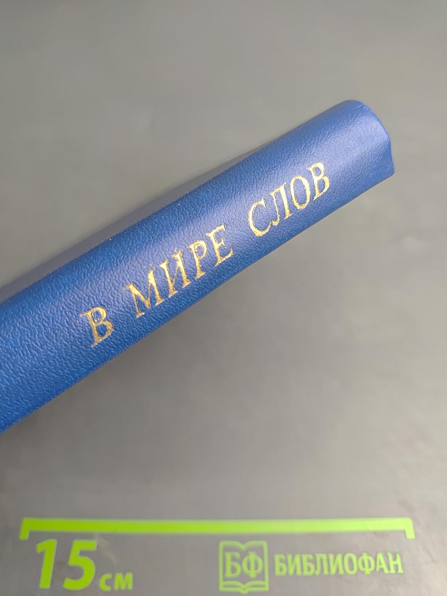 В мире слов