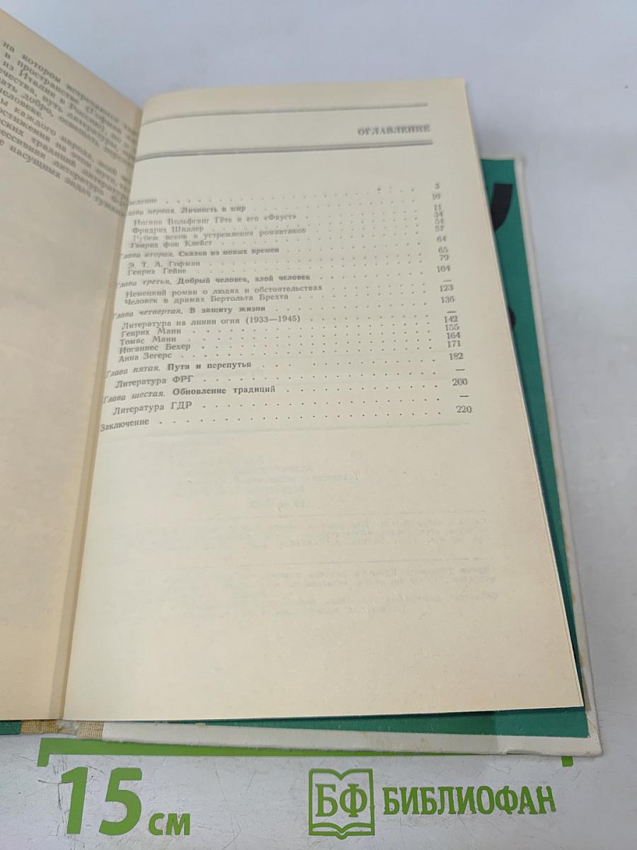 От «Фауста» до наших дней. Из истории немецкой литературы. Книга для учащихся старших классов.