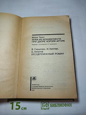 Янки из Коннектикута при дворе короля Артура. Бесцеремонный Роман