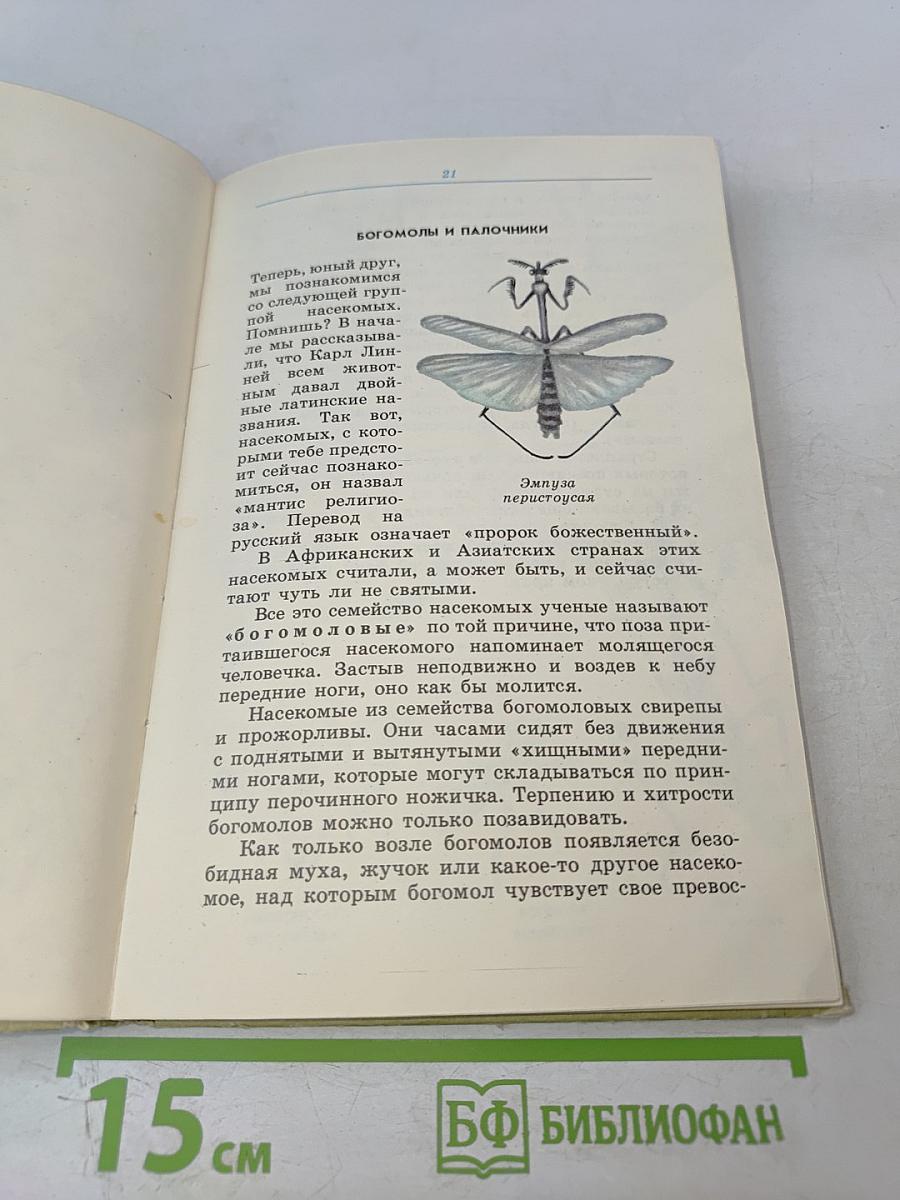 Зоопарк в твоей книжке. Павильон 1. Насекомые