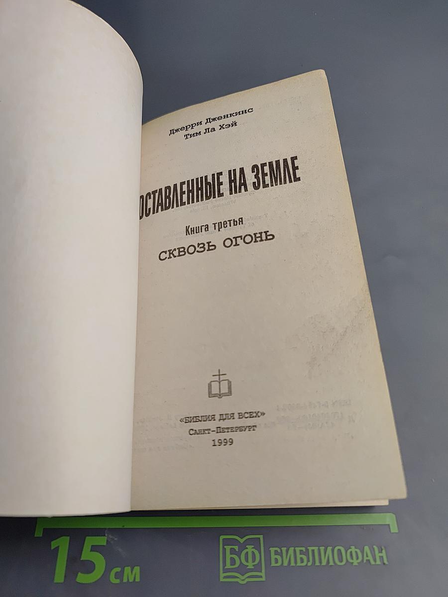Оставленные на Земле. Книга третья: Сквозь огонь