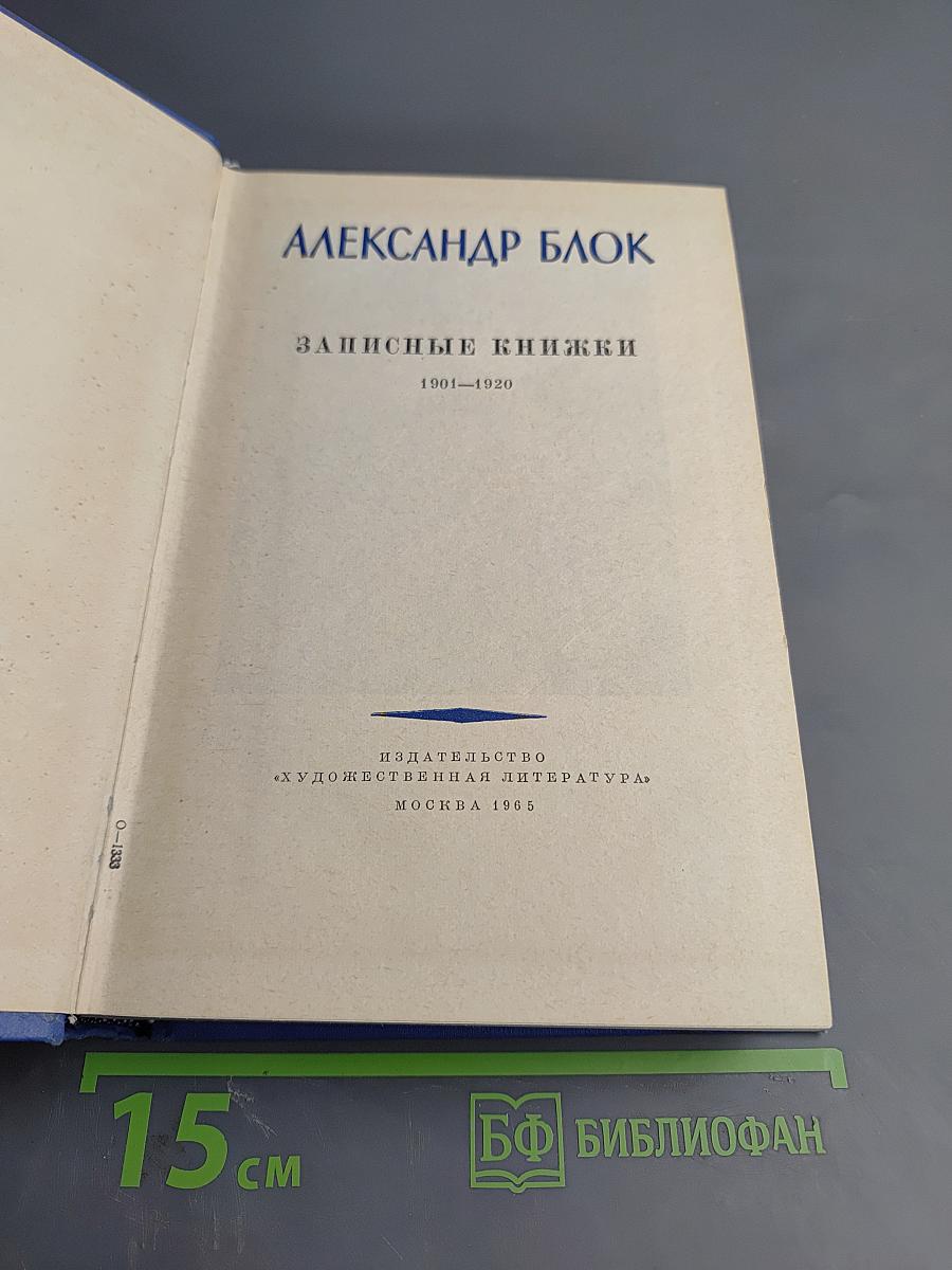 Записные книжки 1901–1920