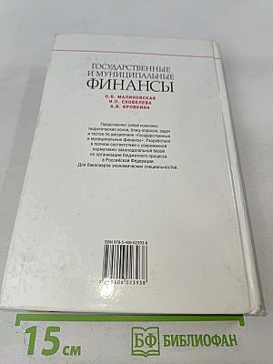Государственные и муниципальные финансы