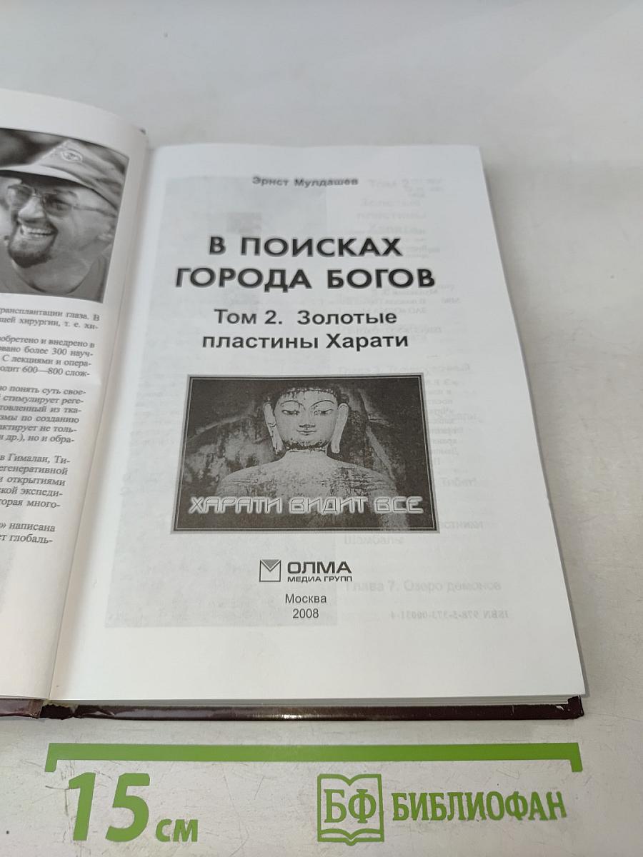 В поисках города богов. Том 2. Золотые пластины Харати