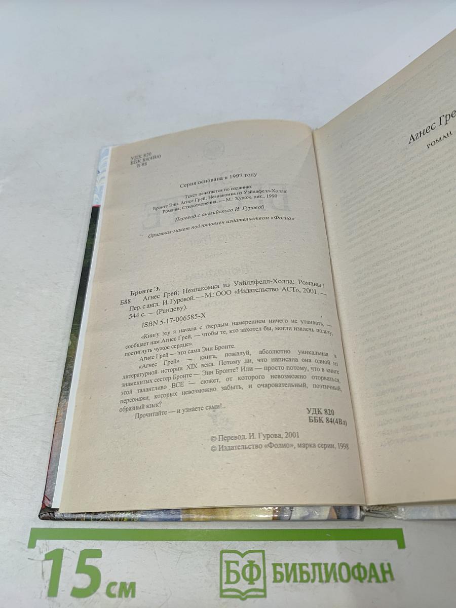 Агнес Грей. Незнакомка из Уайлдфелл-Холла