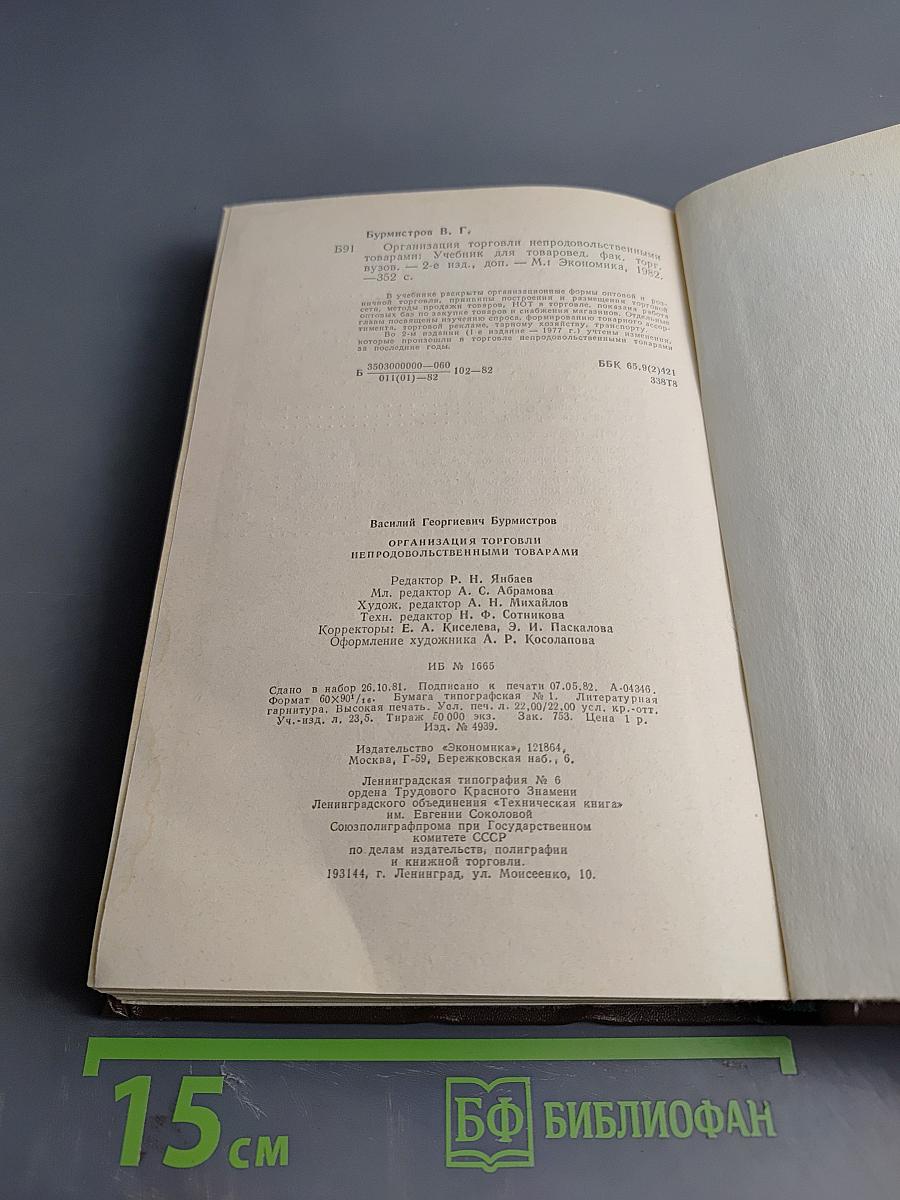 Организация торговли непродовольственными товарами