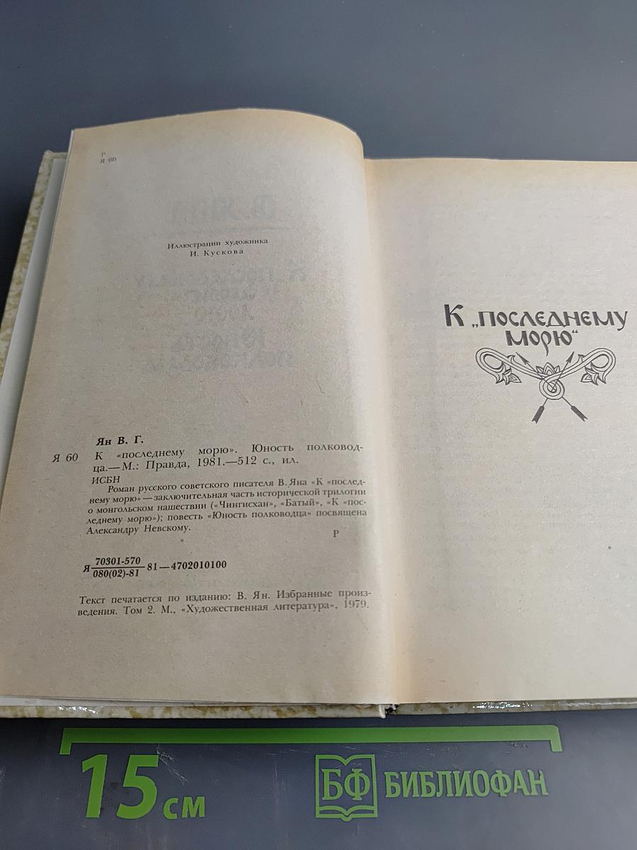 К последнему морю. Юность полководца