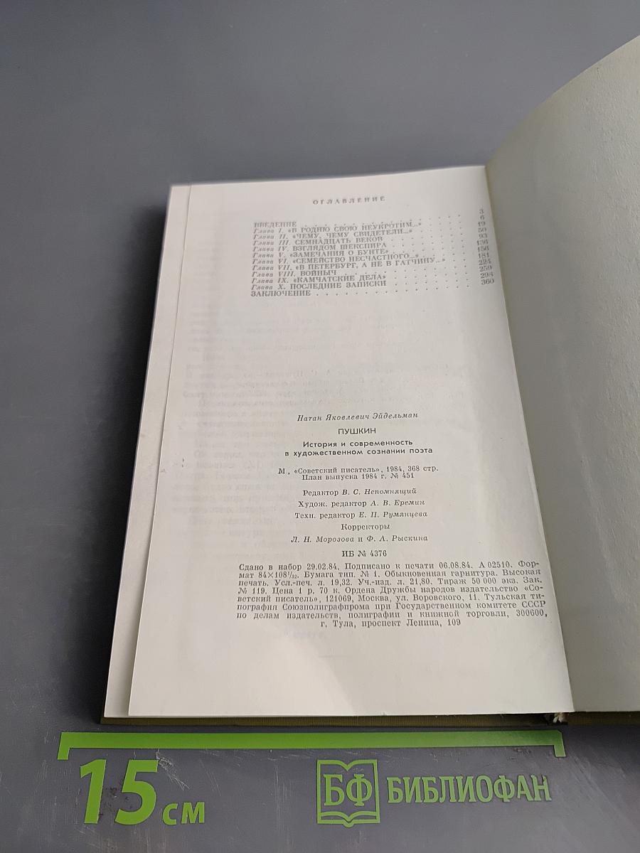 Пушкин. История и современность в художественном сознании поэта