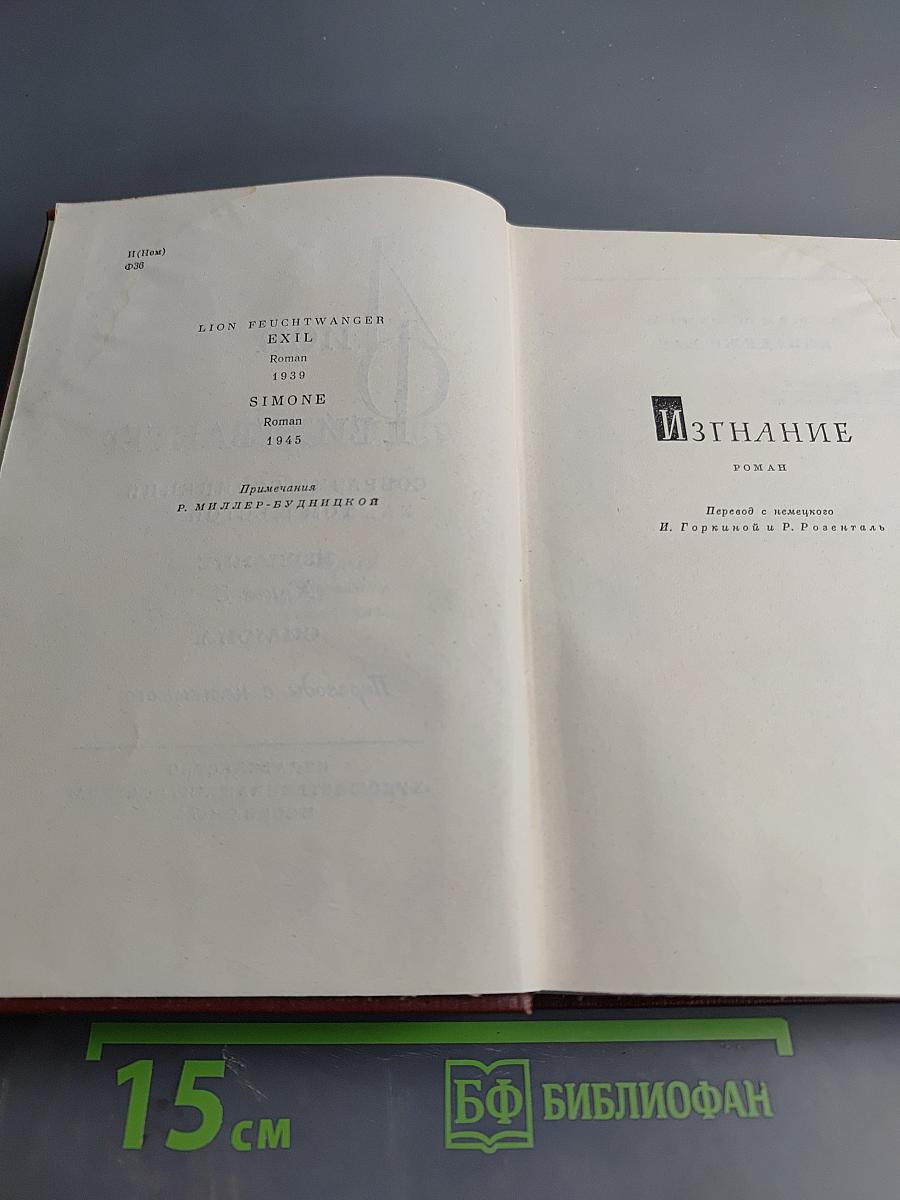 Изгнание. Симона (Собрание сочинений, Том шестой)