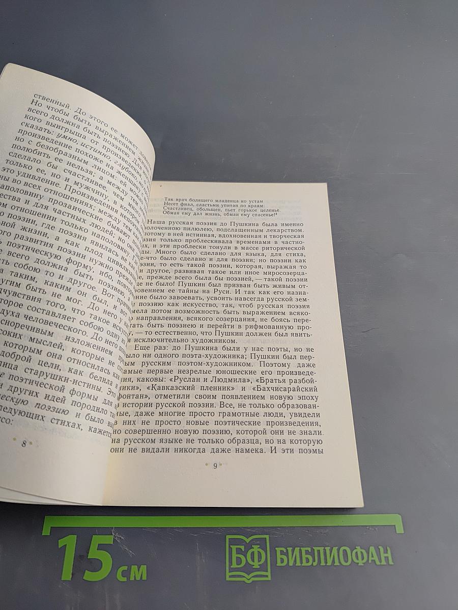 Статьи о Пушкине