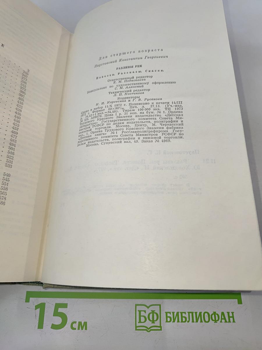 Разливы рек