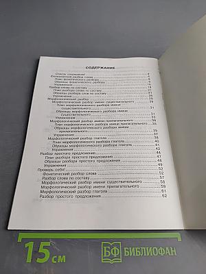 Все виды разбора по русскому языку 1-4 классы