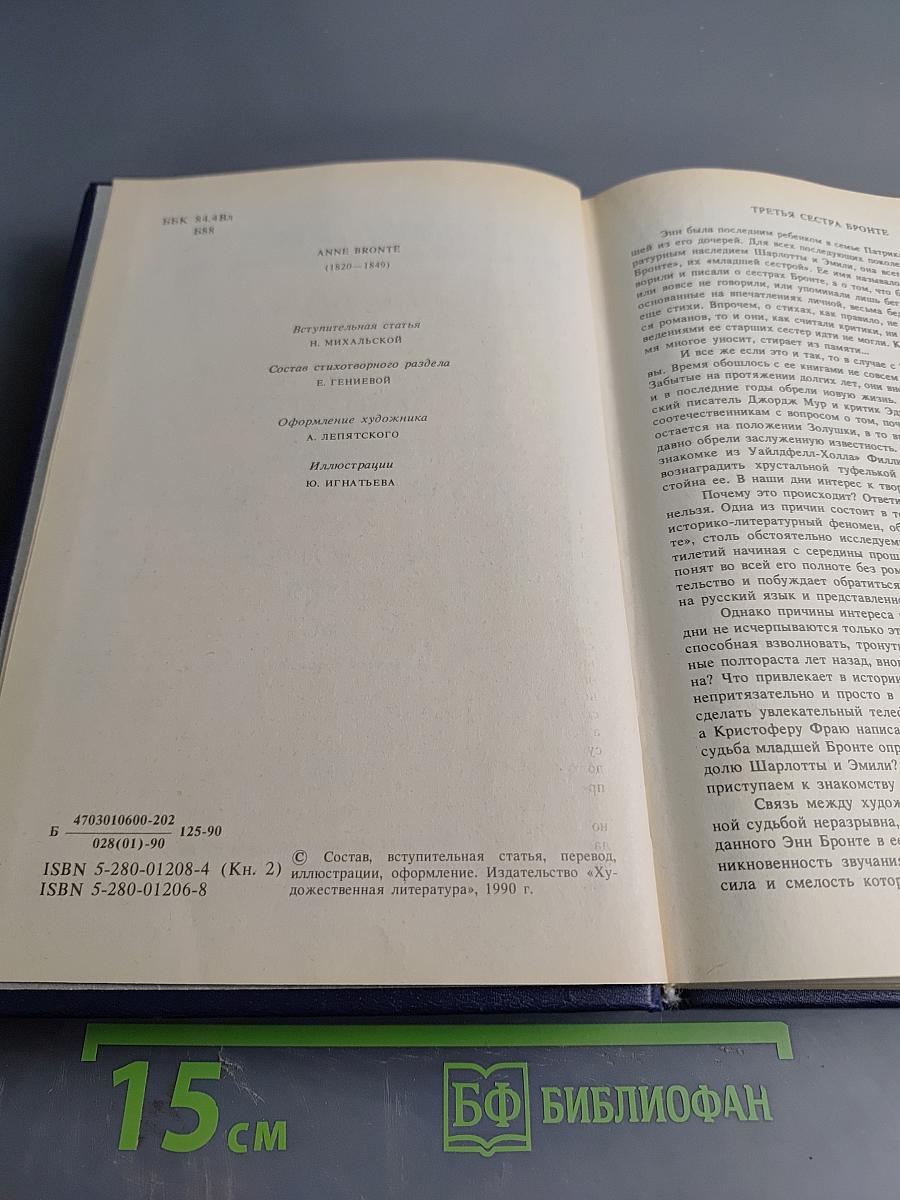 Сестры Бронте. Энн Бронте. Агнес Грей. Незнакомка из Уайлдфелл-Холла. Стихотворения
