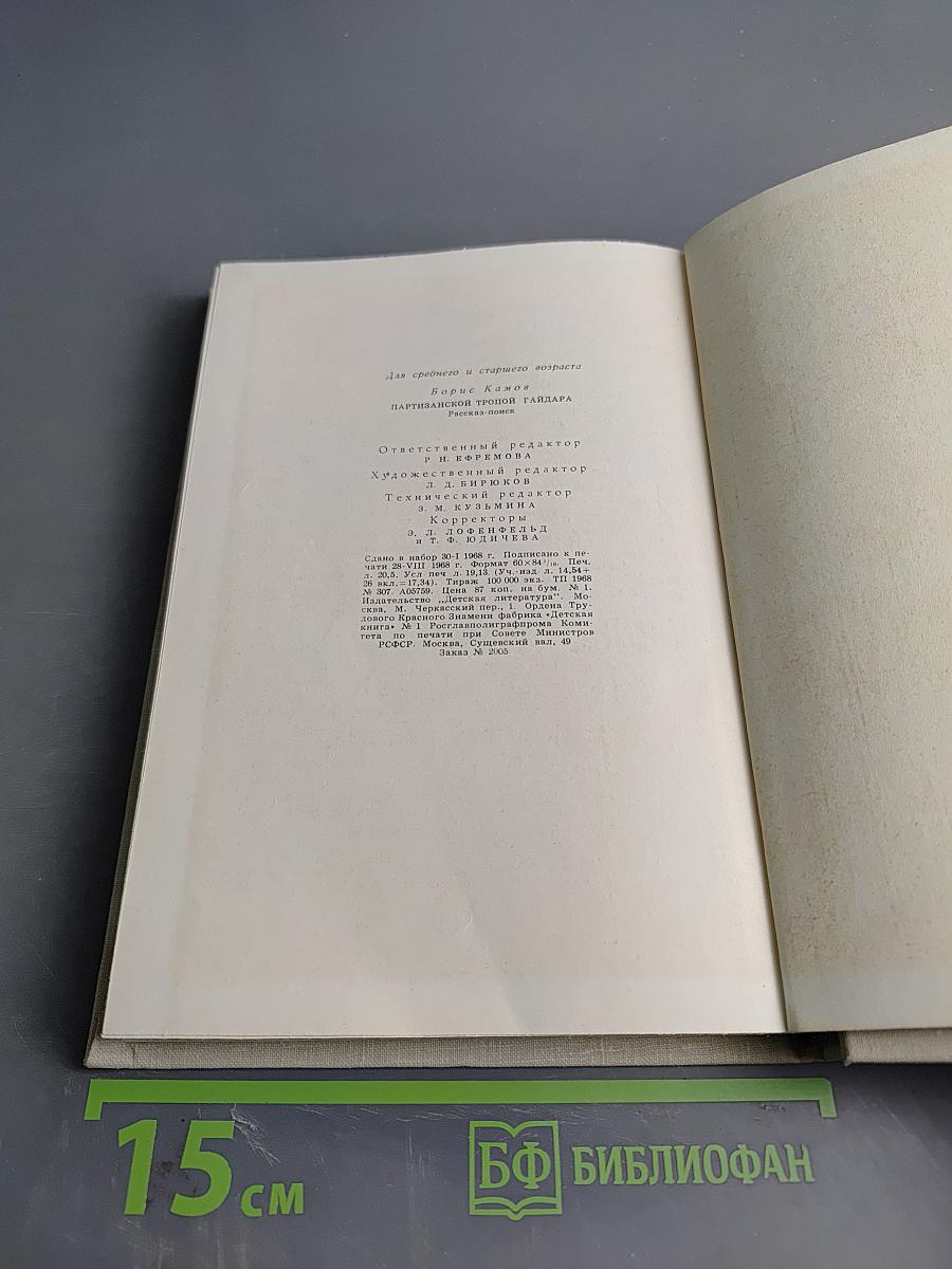 Партизанской тропой Гайдара