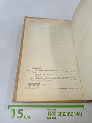 Я отвечаю за всё