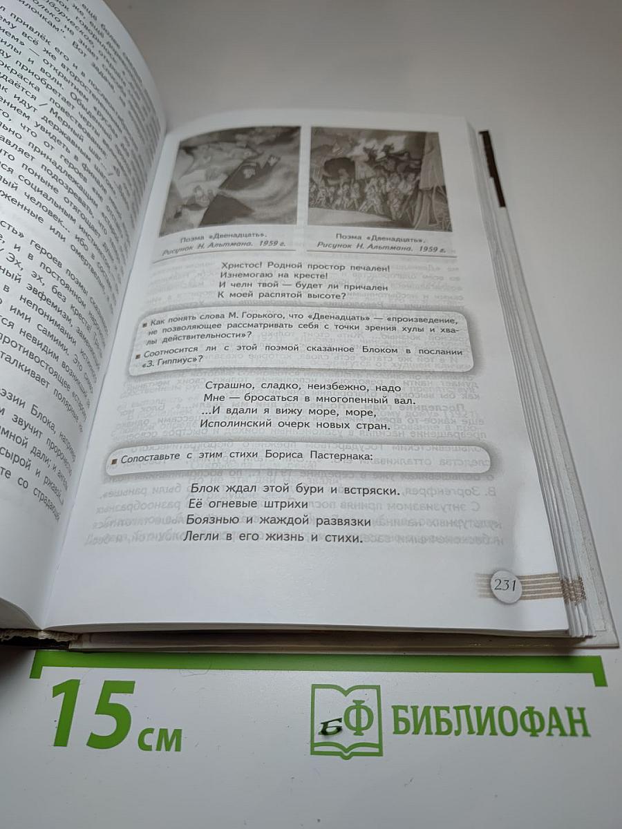 Русский язык и литература. Литература. 11 класс. Базовый уровень. Часть 1