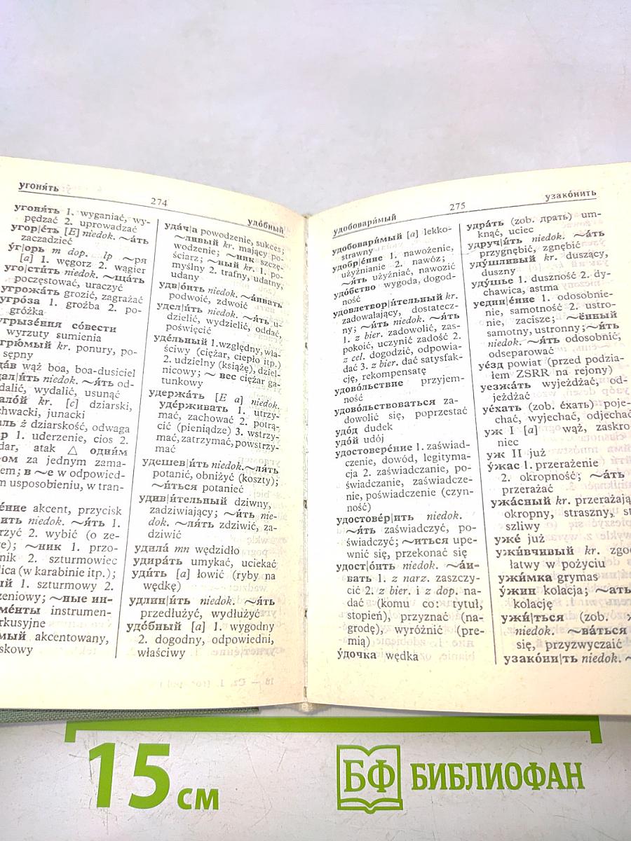 Малый словарь русско-польский и польско-русский