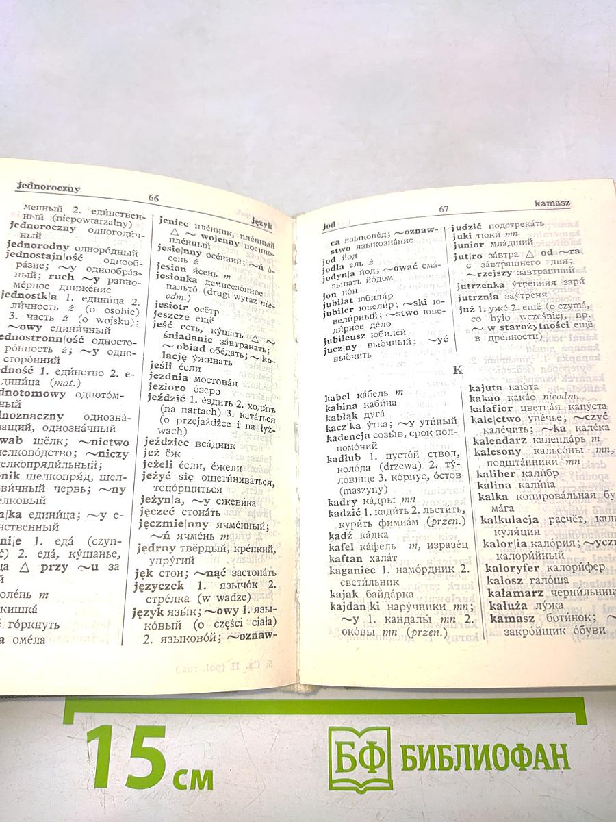 Малый словарь русско-польский и польско-русский