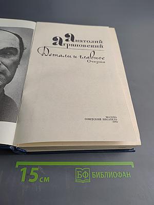 Детали и главное. Очерки