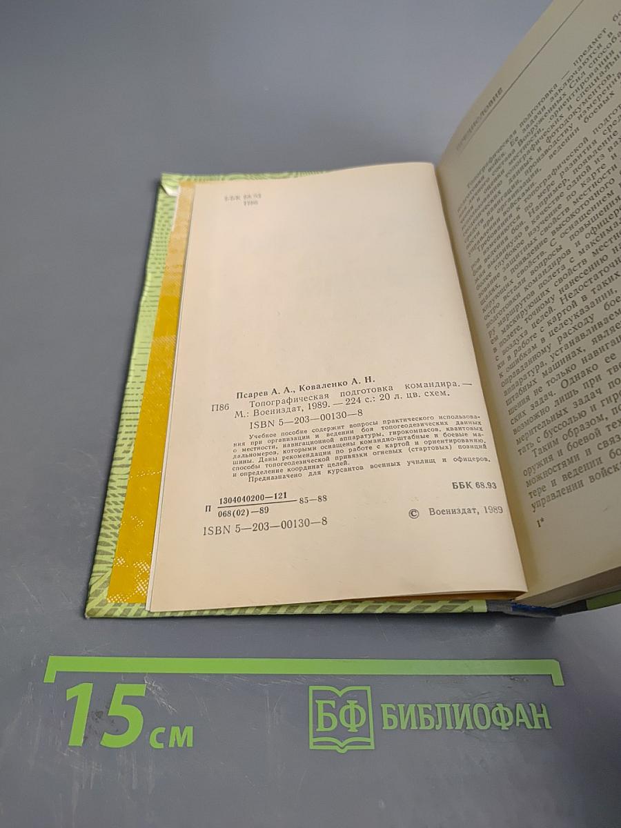 Топографическая подготовка командира