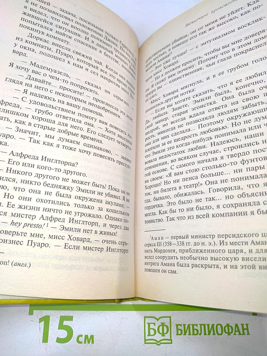 Загадочное происшествие в Стайлзе