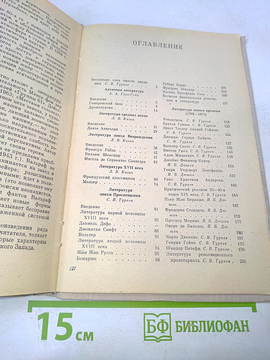 Зарубежная литература. Пособие по факультативному курсу для учащихся VIII-X классов