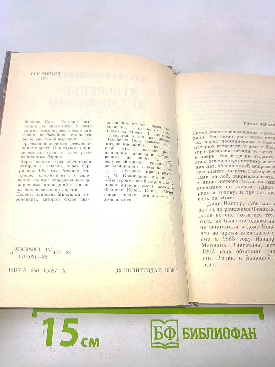 Мгновенье - целая жизнь