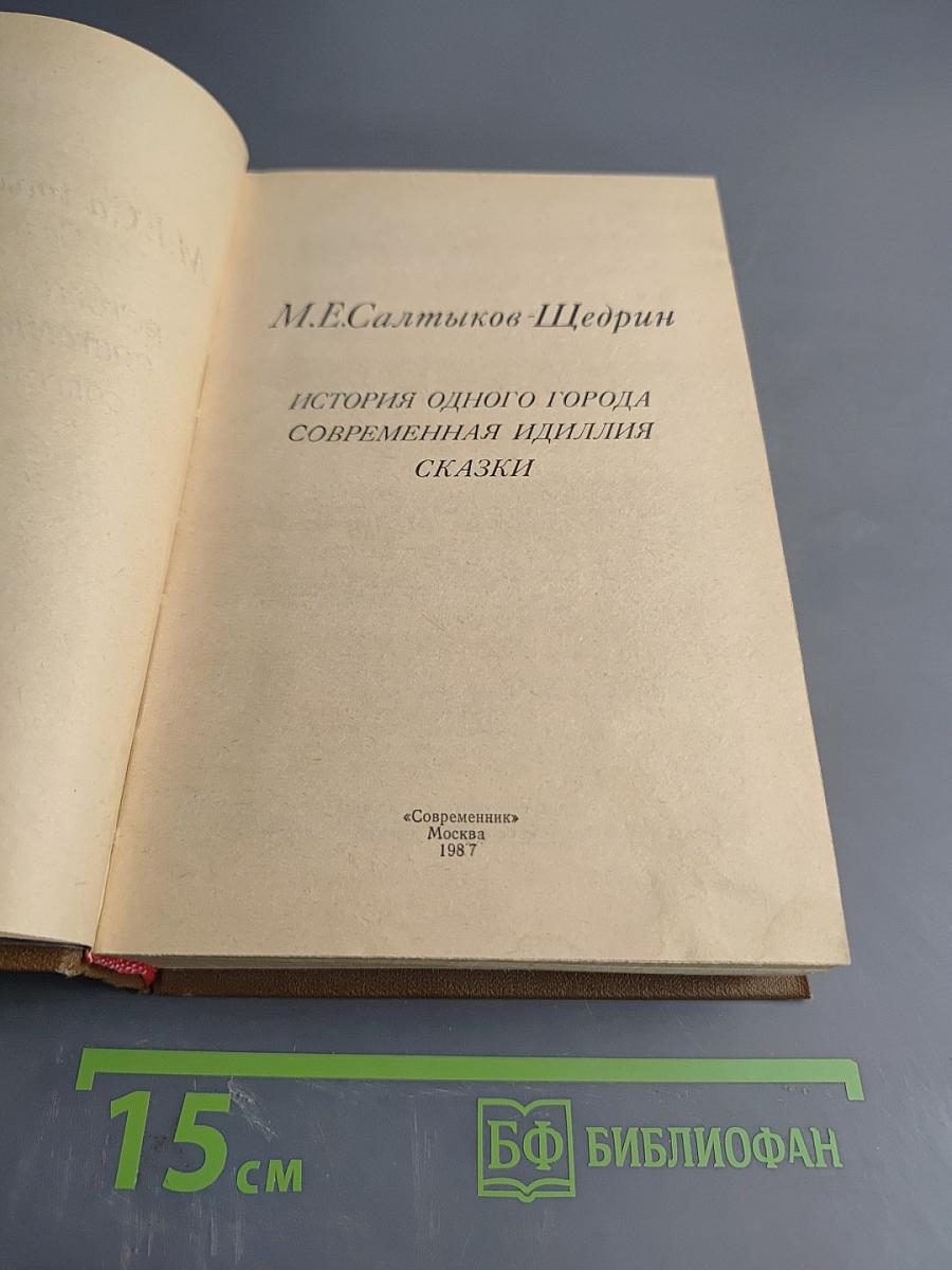 История одного города. Современная идиллия. Сказки