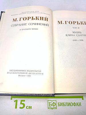 Собрание сочинений в тридцати томах. Том 21. Жизнь Клима Самгина (Часть третья)