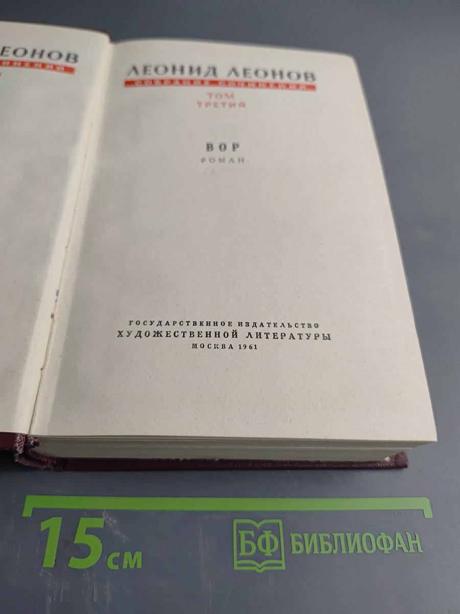 Вор. Роман. Том третий