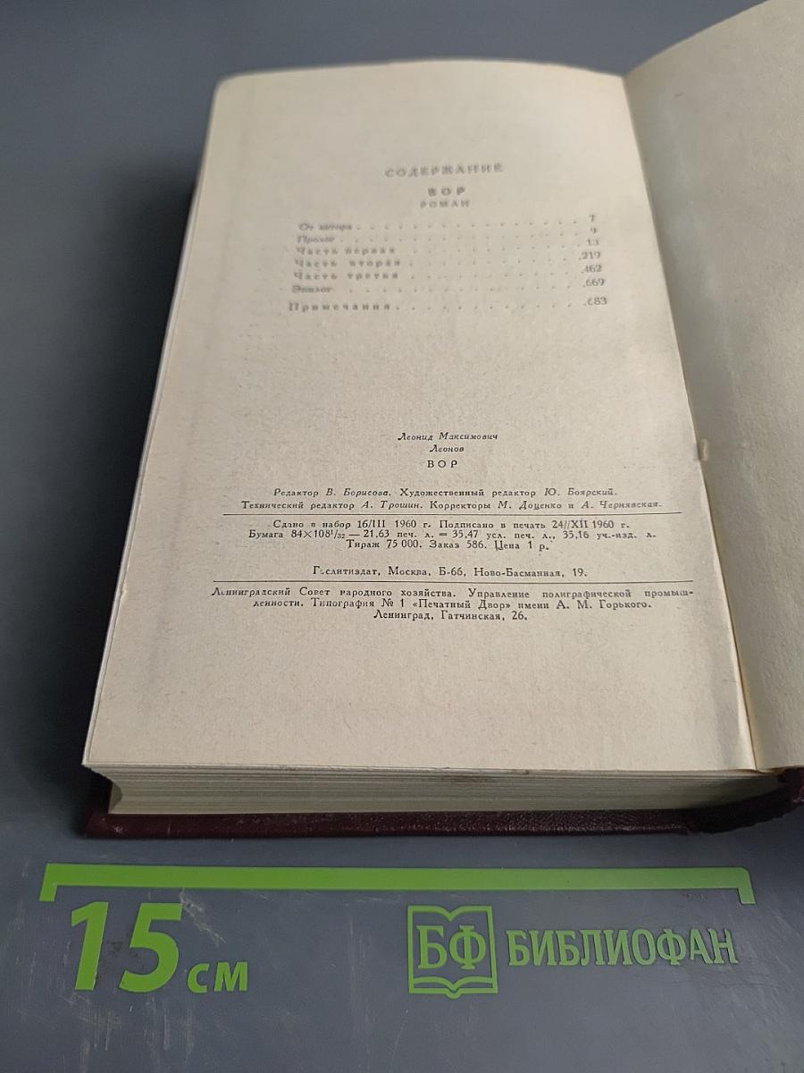 Вор. Роман. Том третий