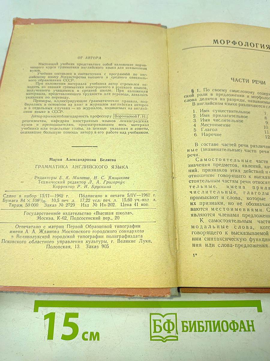 Грамматика английского языка