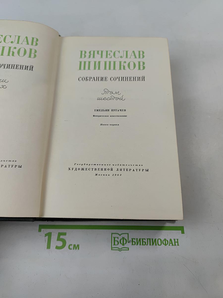 Собрание сочинений. Том шестой. Емельян Пугачев. Историческое повествование. Книга первая
