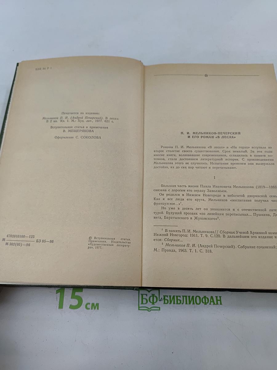 Андрей Печерский. В лесах. Книга первая