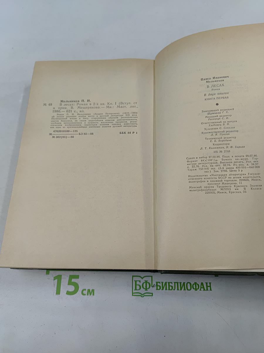 Андрей Печерский. В лесах. Книга первая