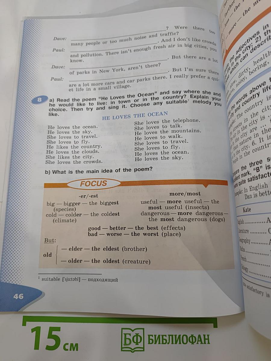 Английский язык. VI класс. Часть 1. Student's Book
