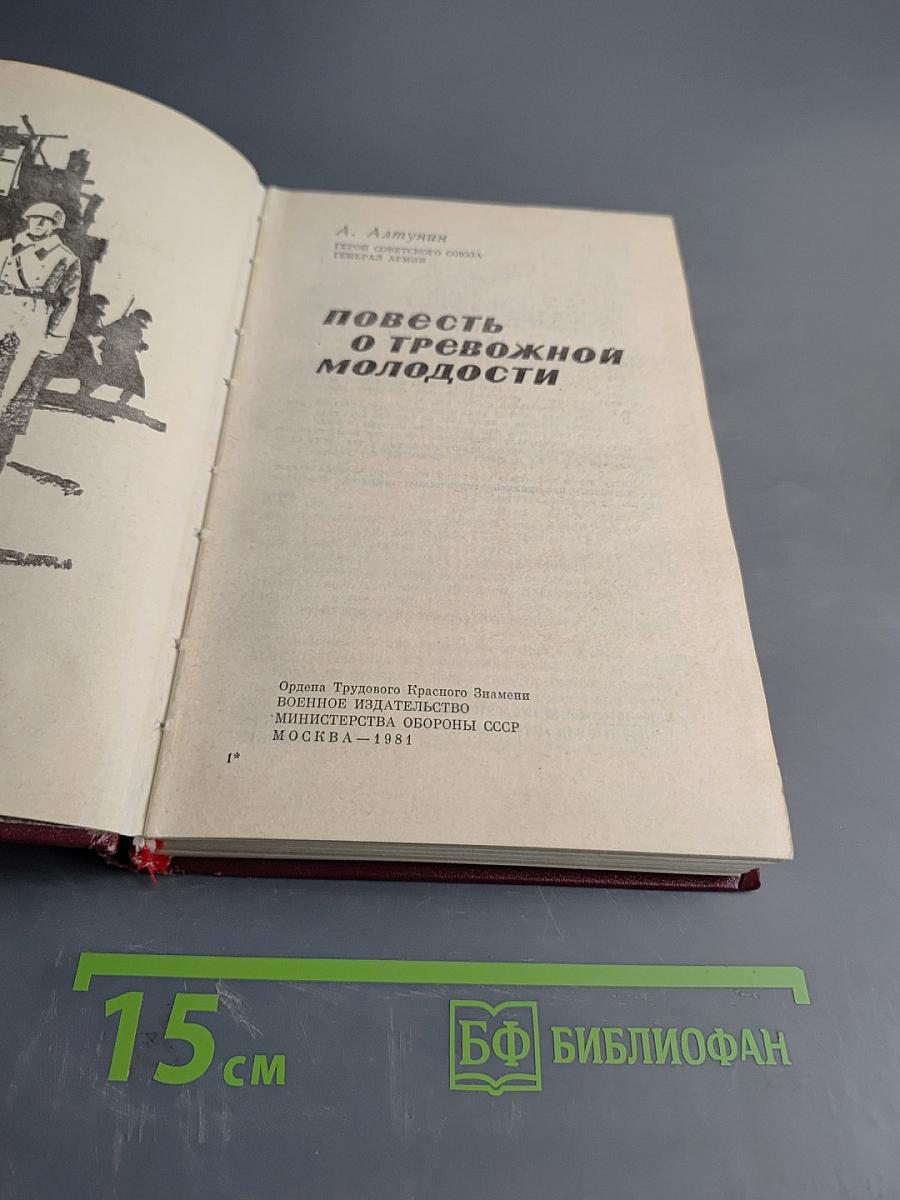 Повесть о тревожной молодости