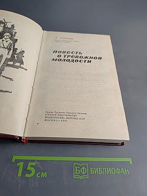 Повесть о тревожной молодости