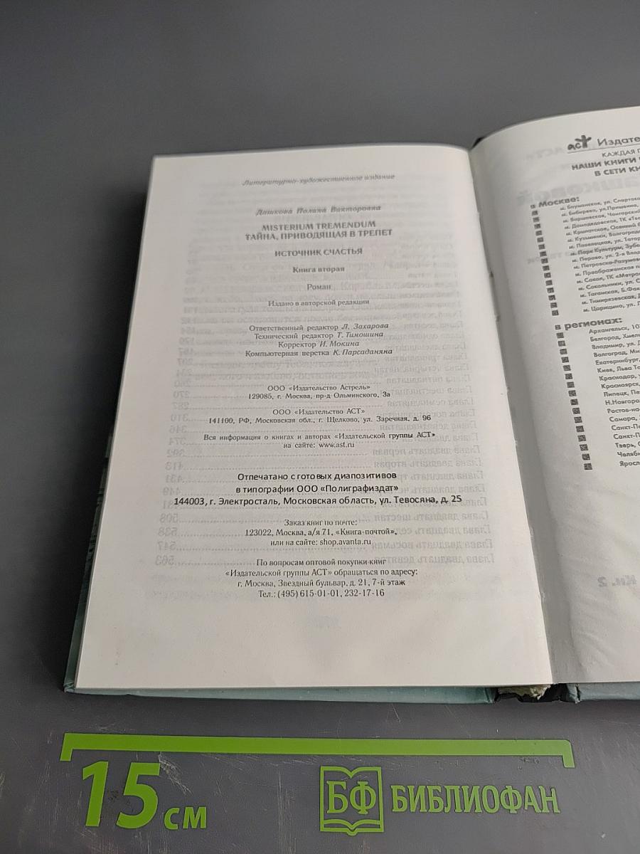 Misterium Tremendum. Тайна, приводящая в трепет. Источник счастья. Книга вторая