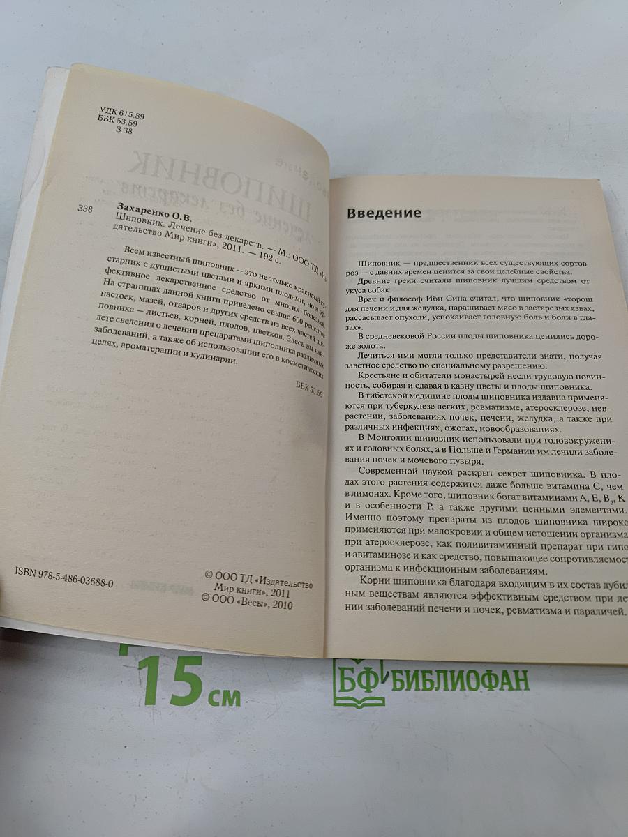 Шиповник. Лечение без лекарств