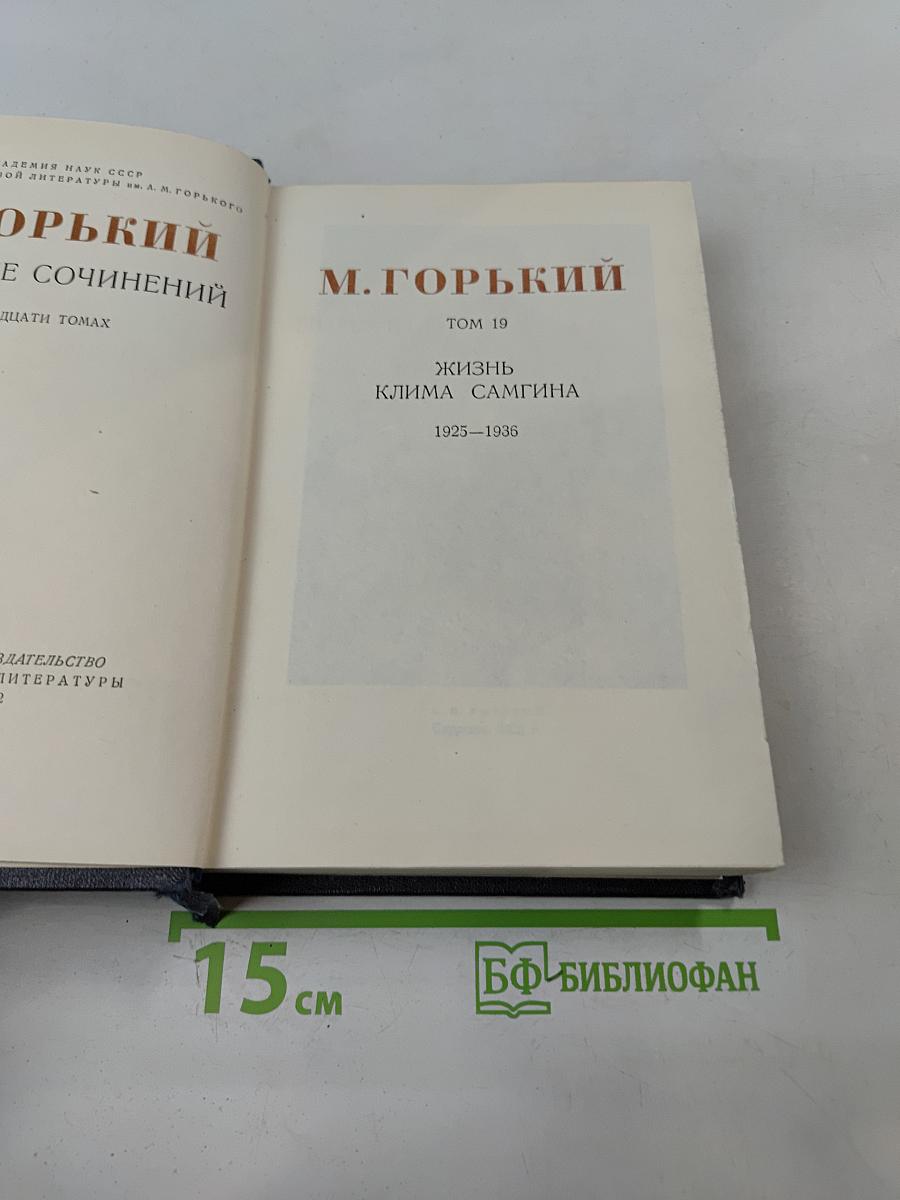 Жизнь Клима Самгина. Том 19