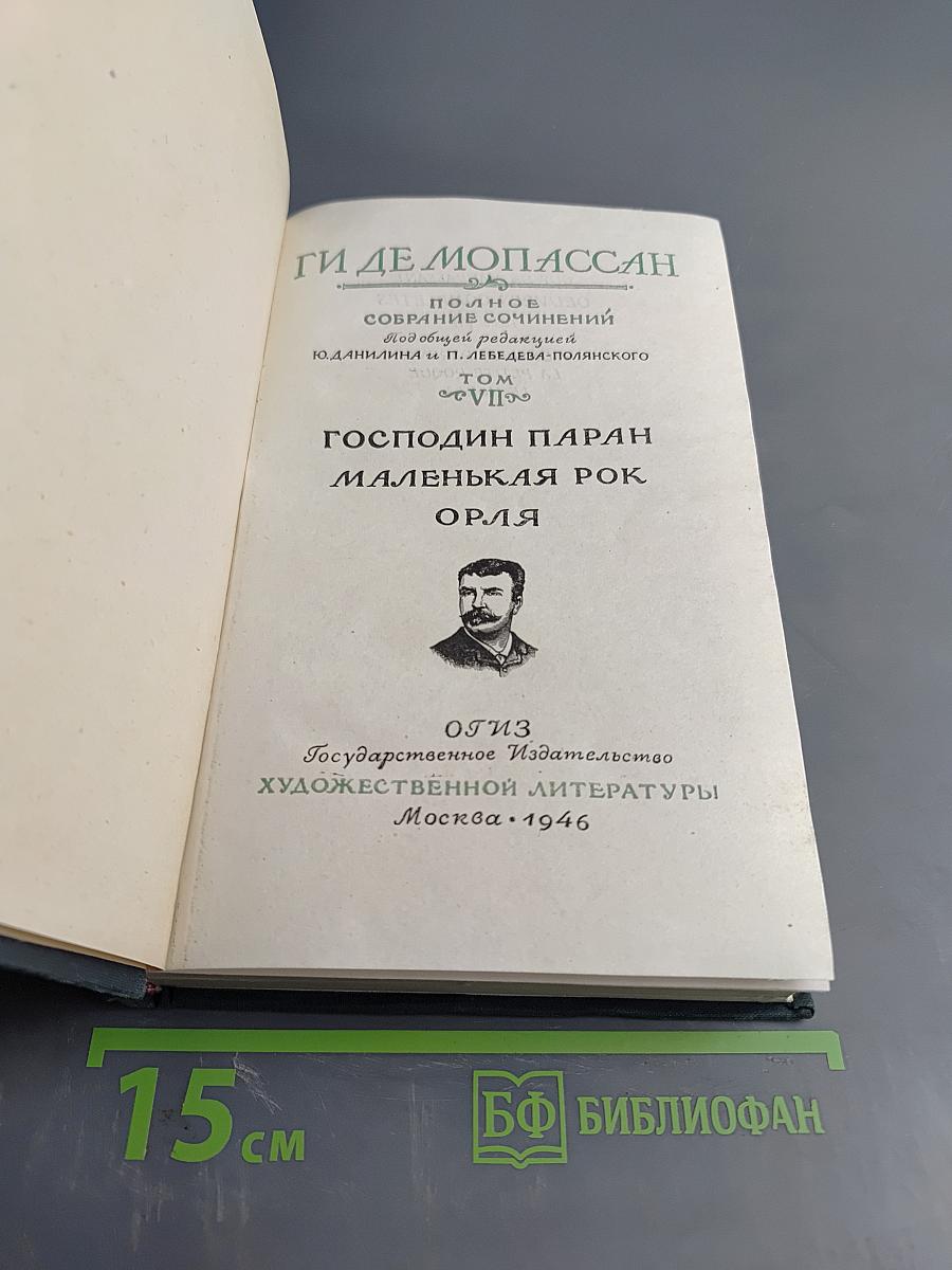 Господин Паран. Маленькая рок. Орля. Том VII