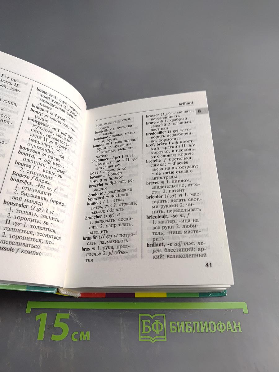Французско-русский, Русско-французский словарь для школьников с приложениями и грамматикой