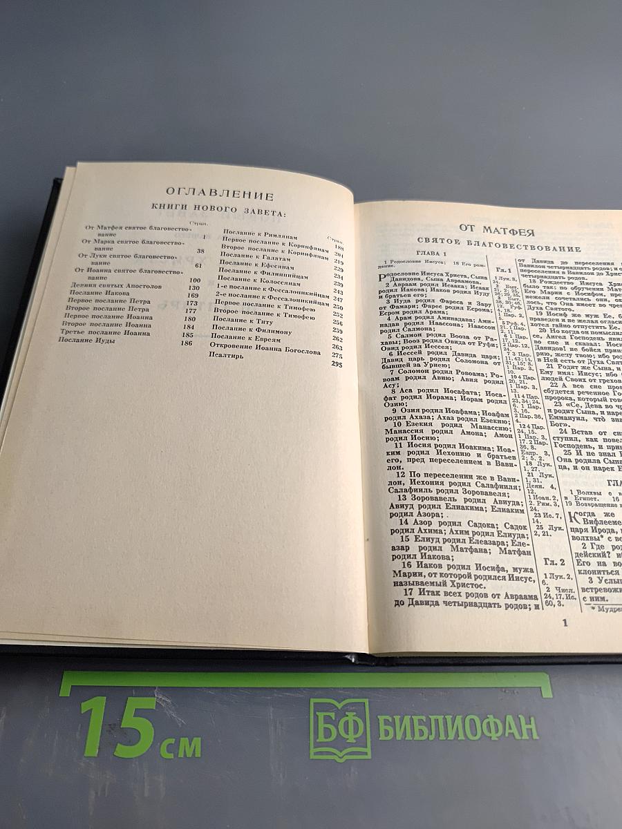 Новый Завет Господа нашего Иисуса Христа и Псалтирь